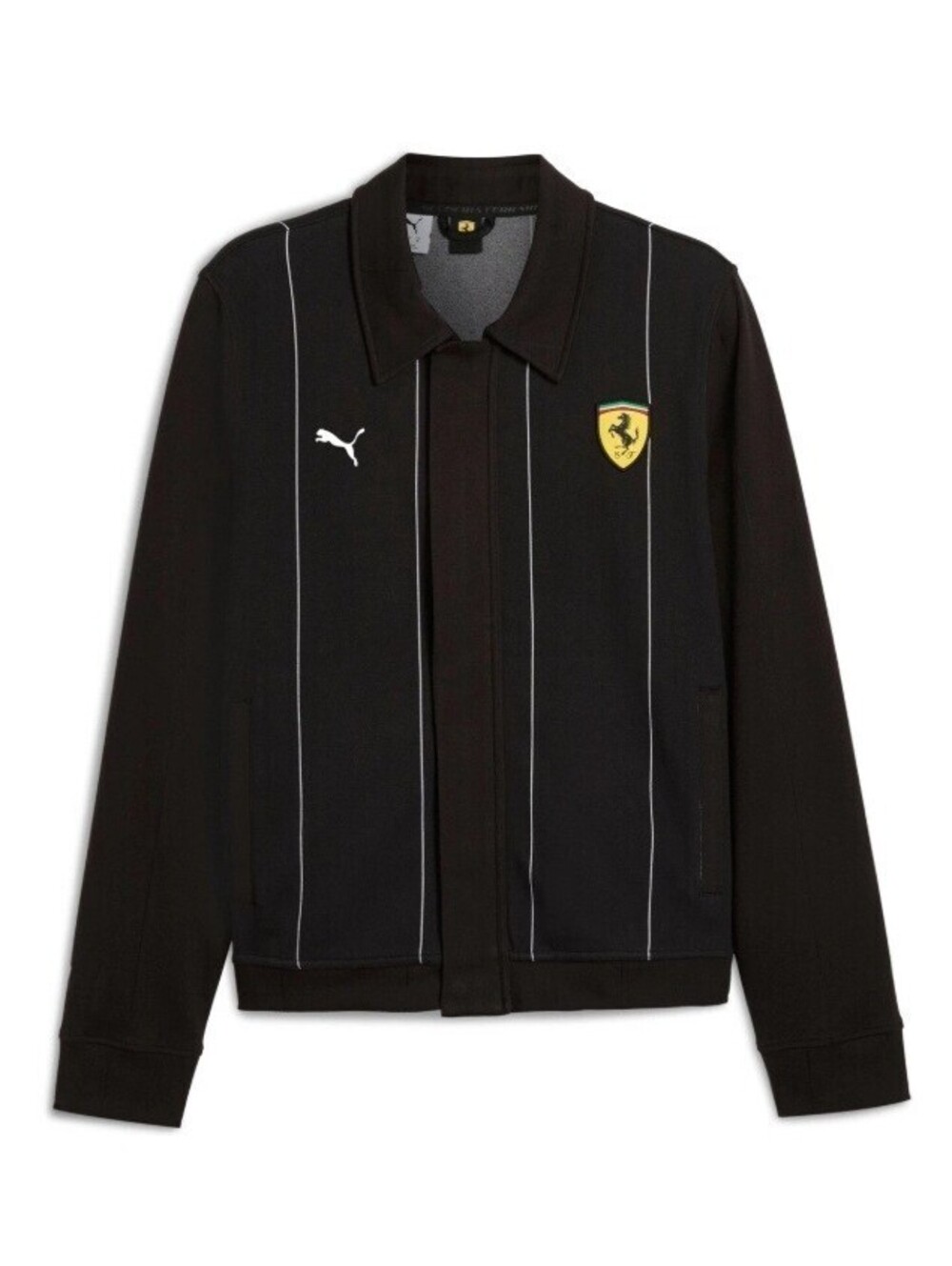 PUMA Ferrari Race Premium Suit Jacket & Pants BLACK Men's LARGE L - Picture 4 of 9